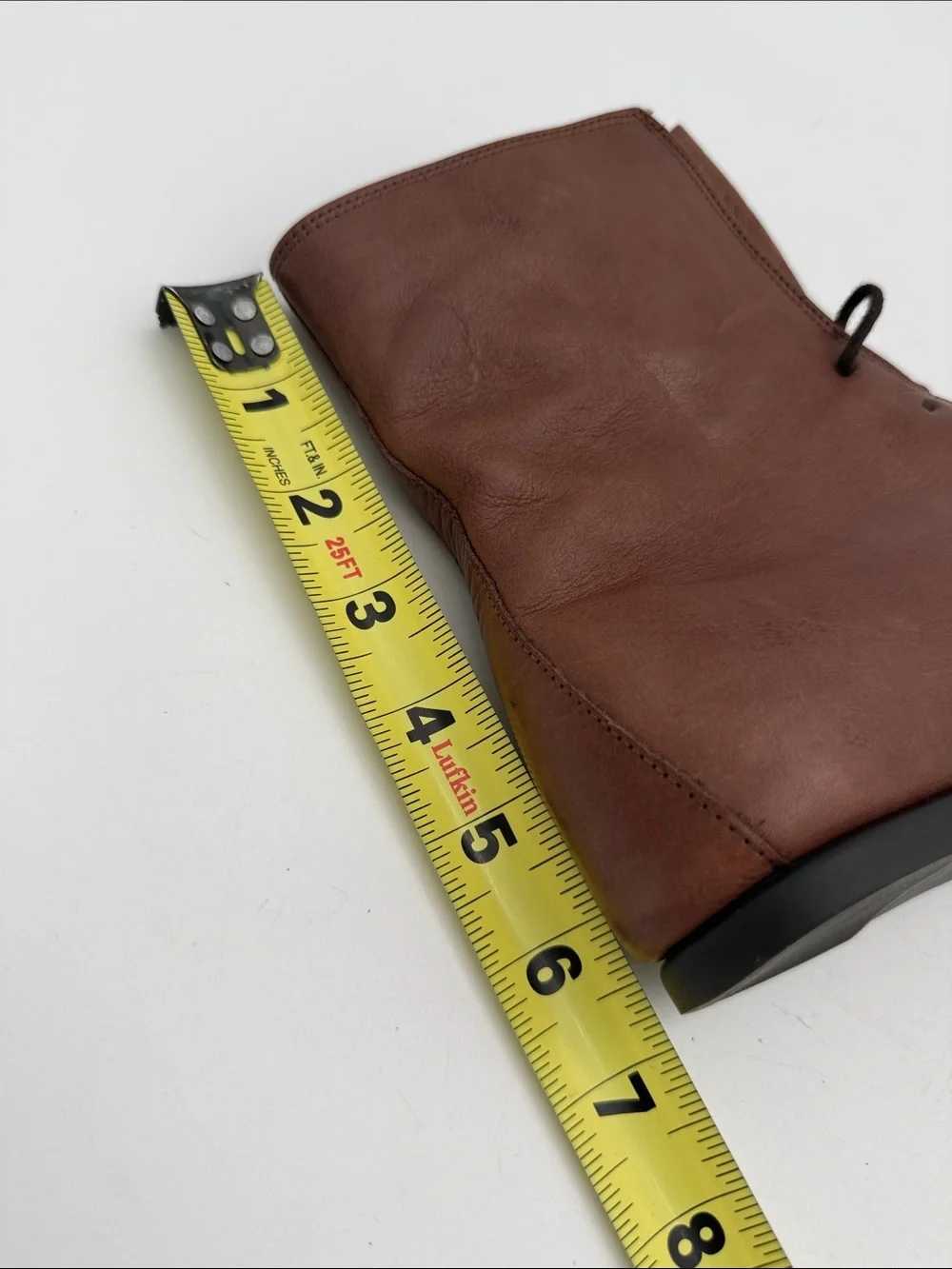 THE FLEXX Brown Leather Chukka Boots women 7.5 vintage Y2K casual office retro